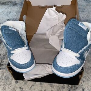 Jordan 1 High OG Denim Toddler Size 9C. NIB